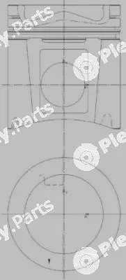 Kolbenschmidt 97411600 — Piston