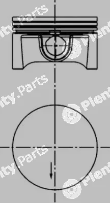 Kolbenschmidt 41912600 — Piston