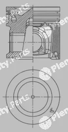 Kolbenschmidt 41945600 — Piston