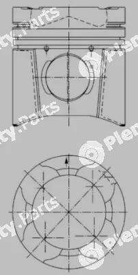 Kolbenschmidt 94846600 — Piston