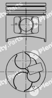 Kolbenschmidt 40069600 — Piston