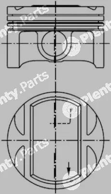Kolbenschmidt 94954600 — Piston