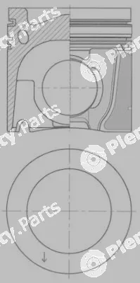 Kolbenschmidt 41088600 — Piston