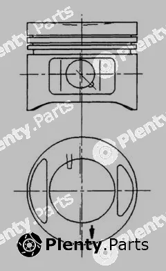 Kolbenschmidt 94870700 — Piston