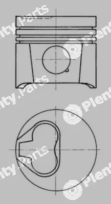 Kolbenschmidt 94643600 — Piston