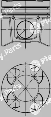 Kolbenschmidt 40271600 — Piston