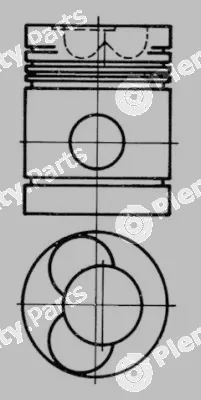 Kolbenschmidt 91571600 — Piston