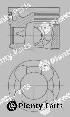 Kolbenschmidt 41266600 — Piston