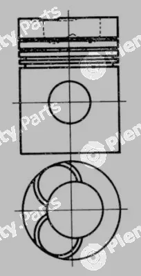Kolbenschmidt 93751600 — Piston
