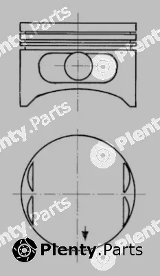 Kolbenschmidt 90028601 — Piston
