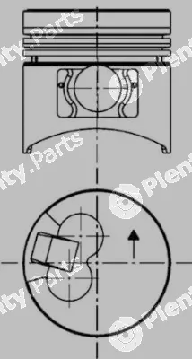 Kolbenschmidt 40058600 — Piston