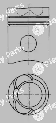 Kolbenschmidt 90081600 — Piston