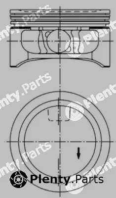 Kolbenschmidt 97406600 — Piston