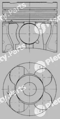 Kolbenschmidt 41071600 — Piston