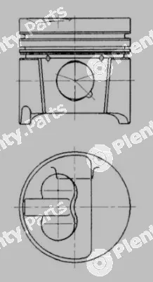 Kolbenschmidt 94786700 — Piston