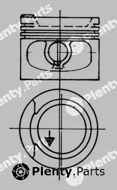 Kolbenschmidt 93875600 — Piston