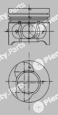 Kolbenschmidt 40190610 — Piston