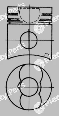 Kolbenschmidt 93275600 — Piston