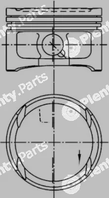 Kolbenschmidt 99563600 — Piston