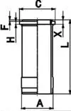 Kolbenschmidt 89540110 — Cylinder Sleeve