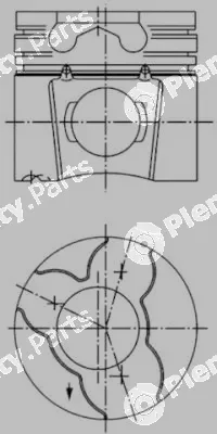 Kolbenschmidt 97412600 — Piston