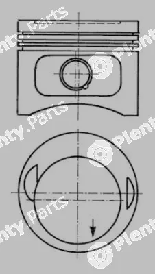 Kolbenschmidt 93968600 — Piston