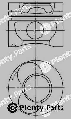Kolbenschmidt 94823700 — Piston