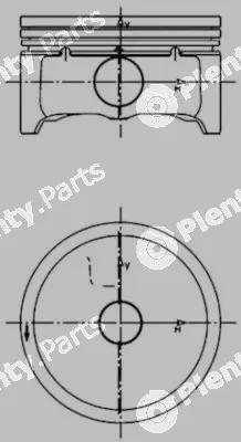 Kolbenschmidt 40616601 — Piston