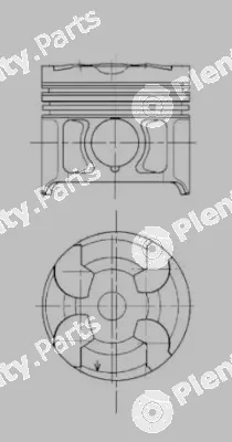 Kolbenschmidt 40109600 — Piston