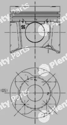 Kolbenschmidt 99662600 — Piston