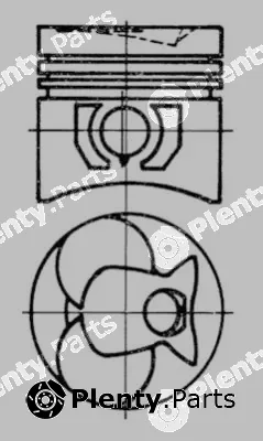 Kolbenschmidt 93444630 — Piston