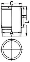 Kolbenschmidt 89476810 — Cylinder Sleeve