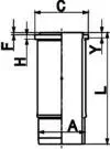 Kolbenschmidt 89497110 — Cylinder Sleeve