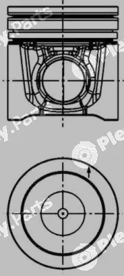 Kolbenschmidt 40040600 — Piston