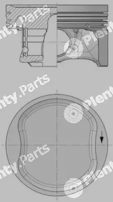 Kolbenschmidt 40571600 — Piston