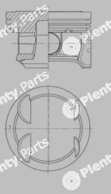 Kolbenschmidt 41006600 — Piston