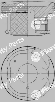 Kolbenschmidt 41011606 — Piston