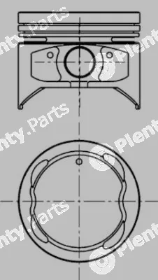 Kolbenschmidt 40068610 — Piston