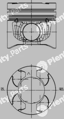 Kolbenschmidt 40272600 — Piston