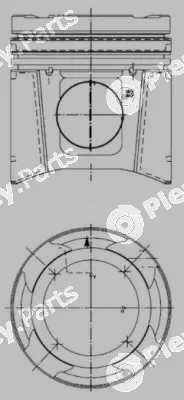 Kolbenschmidt 41012600 — Piston