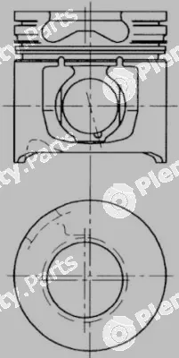 Kolbenschmidt 94450600 — Piston