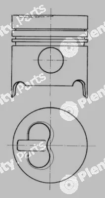 Kolbenschmidt 90436600 — Piston