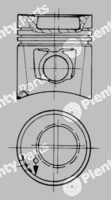 Kolbenschmidt 93990600 — Piston