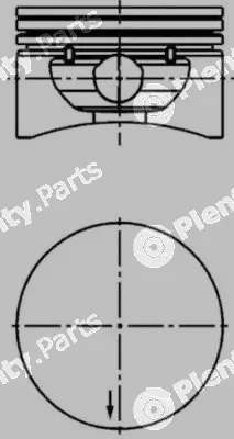 Kolbenschmidt 40380600 — Piston