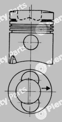 Kolbenschmidt 93280600 — Piston