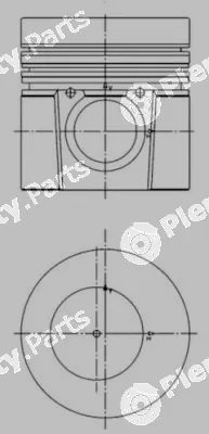 Kolbenschmidt 40155600 — Piston