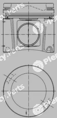 Kolbenschmidt 40448601 — Piston