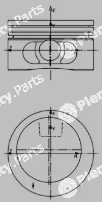 Kolbenschmidt 97333605 — Piston