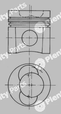 Kolbenschmidt 94412600 — Piston
