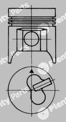 Kolbenschmidt 92813600 — Piston